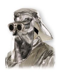 Jutec Hitzeschutzmaske mit Klappbrille